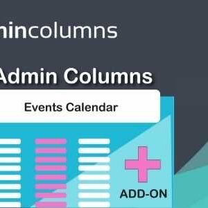 Admin Columns Pro Events Calendar Addons GPL