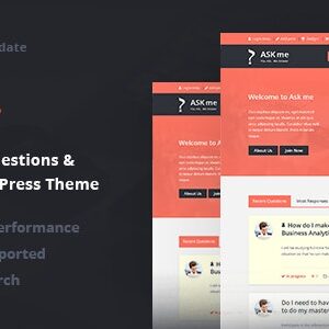 Ask Me Theme GPL