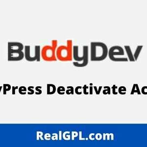 BuddyPress Deactivate Account GPL