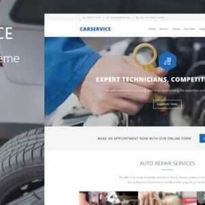 Car Service Theme GPL