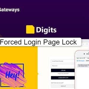 Digits Forced Login Page Lock