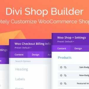 Divi Shop Builder GPL