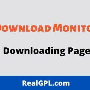 Download Monitor Downloading Page GPL