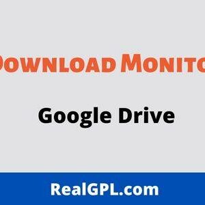 Download Monitor Google Drive GPL
