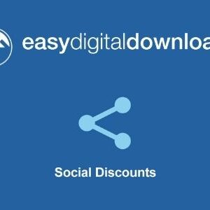Easy Digital Downloads Social Discounts Addon GPL