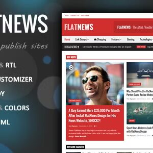 FlatNews Theme GPL