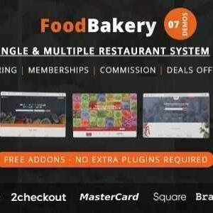 FoodBakery Theme GPL