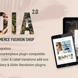 Gioia Modern Fashion Shop Theme GPL