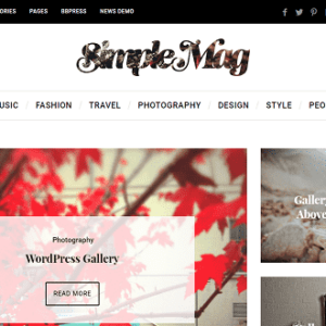 SimpleMag GPL Theme