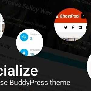 Socialize Theme GPL