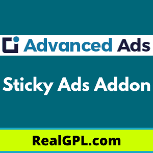 Advanced Ads Sticky Ads Addon GPL