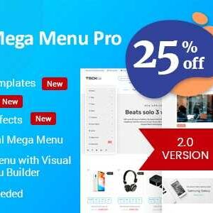 WP Mega Menu Pro GPL