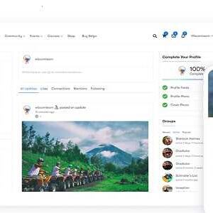 Reign WordPress BuddyPress Theme GPL