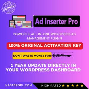 Ad Inserter Pro With Original License Key