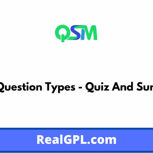 QSM Advanced Question Types GPL