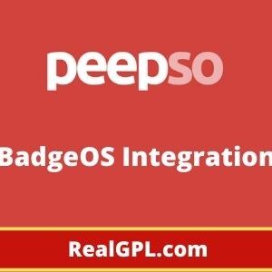 PeepSo BadgeOS Integration GPL
