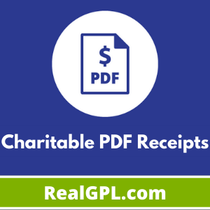 Charitable PDF Receipts GPL