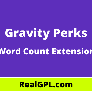 Gravity Perks Word Count Addon GPL