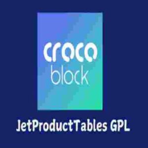JetProductTables GPL