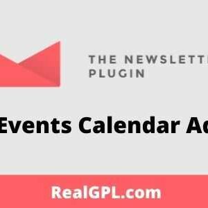 Newsletter The Events Calendar Addon GPL