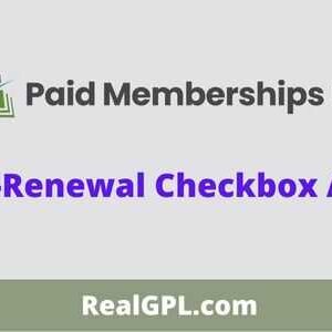 Paid Memberships Pro Auto-Renewal Checkbox GPL
