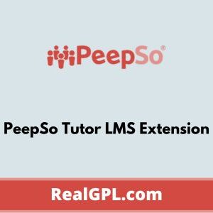 PeepSo Tutor LMS GPL