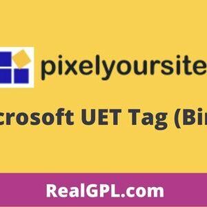 PixelYourSite Microsoft UET Tag (Bing) GPL