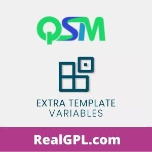 QSM Extra Template Variables Addon GPL