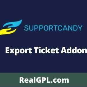 SupportCandy Export Ticket Addon GPL