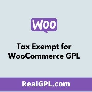 Tax Exempt for WooCommerce GPL