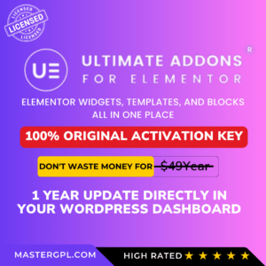 Ultimate Addons for Elementor Original License Key