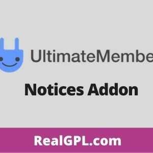 Ultimate Member Notices Addon GPL