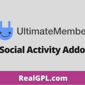 Ultimate Member Social Activity Addon GPL