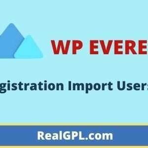 User Registration Import Users Addon GPL