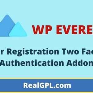 User Registration Two Factor Authentication Addon GPL