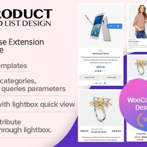 WOO Product Grid/List Design
