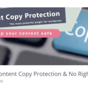 WP Content Copy Protection Pro & No Right Click GPL