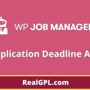WP Job Manager Application Deadline Addon GPL