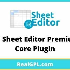 WP Sheet Editor Premium GPL