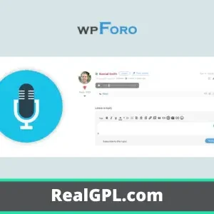 WPForo Voice Posting GPL