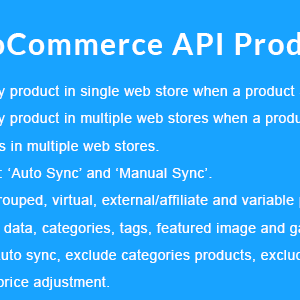 WooCommerce API Product