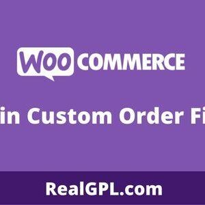 WooCommerce Admin Custom Order Fields GPL