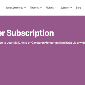 WooCommerce Newsletter Subscription GPL