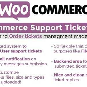 WooCommerce Support Ticket System