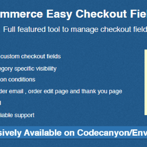 Woocommerce Easy Checkout Field Editor GPL