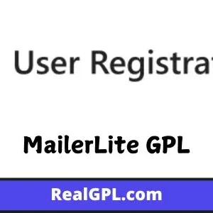 User Registration MailerLite GPL
