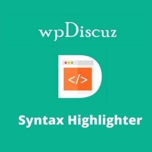 wpDiscuz Syntax Highlighter Addon GPL