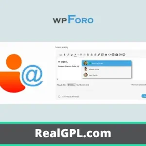 WPForo User Mentioning GPL